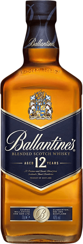 28,95 € Free Shipping | Whisky Blended Ballantine's Blue Reserve Scotland United Kingdom 12 Years Bottle 70 cl