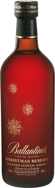81,95 € Envío gratis | Whisky Blended Ballantine's Christmas Edition Reserva Reino Unido Botella 70 cl