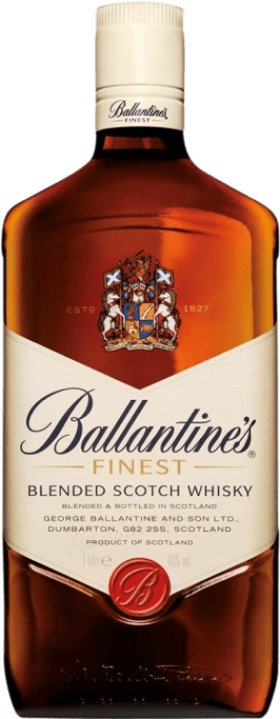 24,95 € Бесплатная доставка | Виски смешанные Ballantine's Шотландия Объединенное Королевство бутылка 1 L