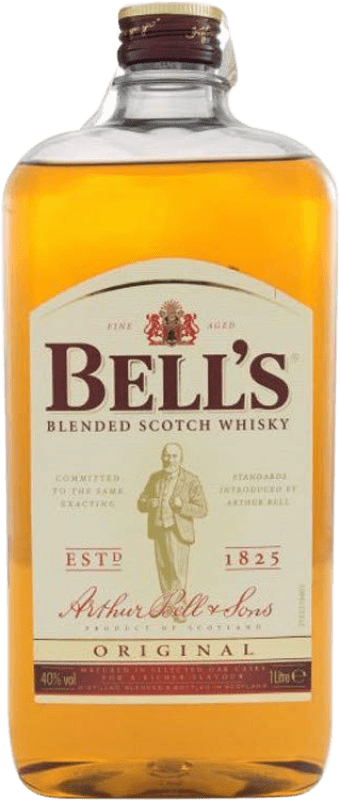 14,95 € Kostenloser Versand | Blended Whisky Bell's Großbritannien Flachmann 1 L