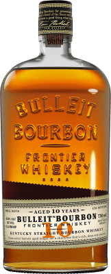 53,95 € Envío gratis | Whisky Bourbon Bulleit Reserva Estados Unidos 10 Años Botella 70 cl