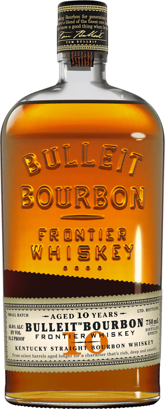 47,95 € Spedizione Gratuita | Whisky Bourbon Bulleit Riserva Kentucky stati Uniti 10 Anni 70 cl