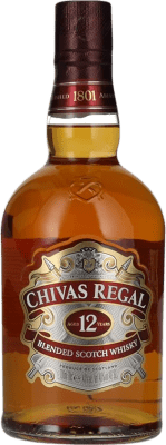 39,95 € Envio grátis | Whisky Blended Chivas Regal Reserva Escócia Reino Unido 12 Anos Garrafa 1 L