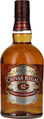 41,95 € Envio grátis | Whisky Blended Chivas Regal Reserva Escócia Reino Unido 12 Anos 1 L