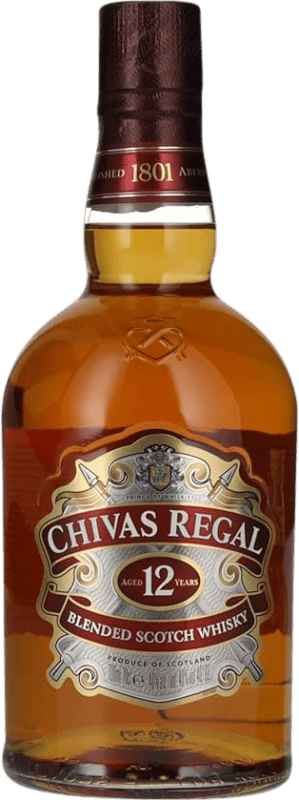 39,95 € Free Shipping | Whisky Blended Chivas Regal Reserve Scotland United Kingdom 12 Years Bottle 1 L