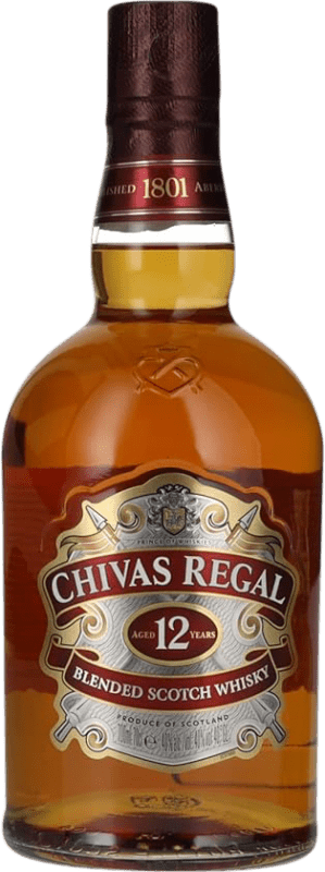 41,95 € Spedizione Gratuita | Whisky Blended Chivas Regal Riserva Scozia Regno Unito 12 Anni 1 L