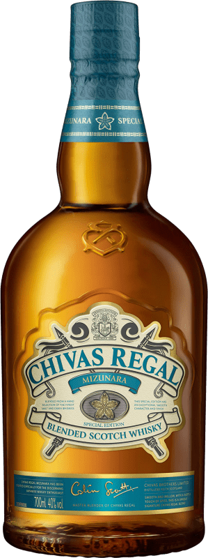 59,95 € 免费送货 | 威士忌混合 Chivas Regal Mizunara 预订 苏格兰 英国 瓶子 70 cl