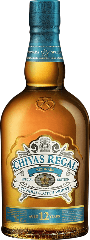 66,95 € Envío gratis | Whisky Blended Chivas Regal Mizunara Reserva Escocia Reino Unido Botella 70 cl