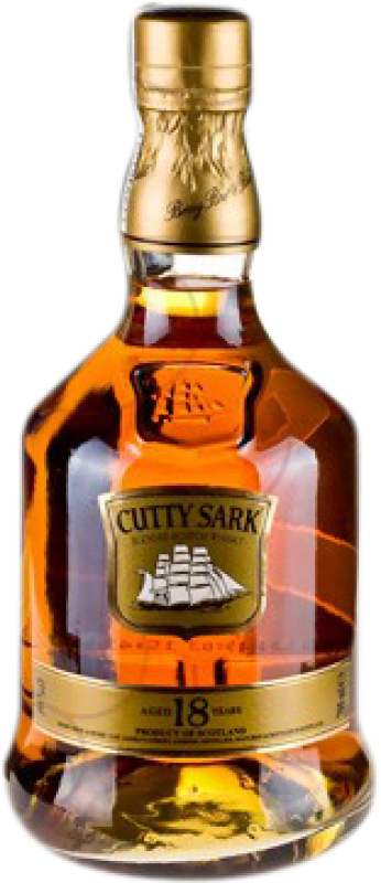 89,95 € 免费送货 | 威士忌混合 Cutty Sark 预订 英国 18 岁 瓶子 70 cl