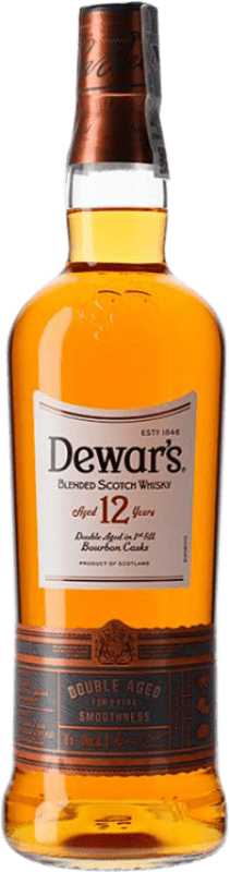 33,95 € 免费送货 | 威士忌混合 Dewar's 预订 英国 12 岁 瓶子 70 cl