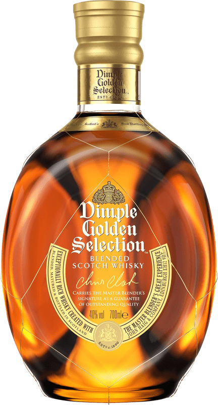 33,95 € 免费送货 | 威士忌混合 John Haig & Co Dimple Golden Selection 预订 英国 瓶子 70 cl