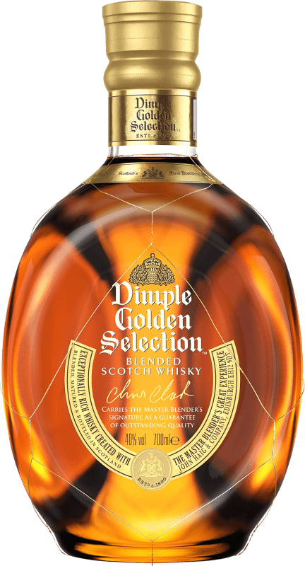 27,95 € Spedizione Gratuita | Whisky Blended John Haig & Co Dimple Golden Selection Riserva Regno Unito Bottiglia 70 cl