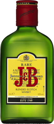 7,95 € Spedizione Gratuita | Whisky Blended J&B Regno Unito Piccola Bottiglia 20 cl