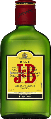 8,95 € Spedizione Gratuita | Whisky Blended J&B Regno Unito Bottiglietta 20 cl
