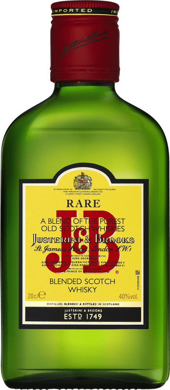 5,95 € 免费送货 | 威士忌混合 J&B 英国 小瓶 20 cl