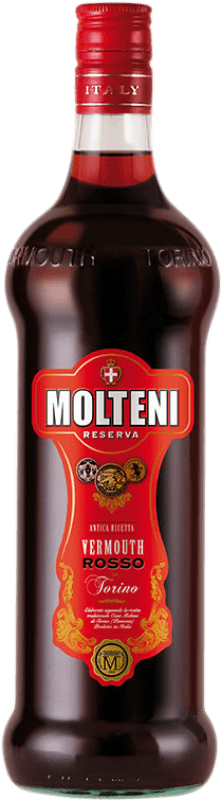 8,95 € Spedizione Gratuita | Vermut Molteni Rosso Italia Bottiglia 1 L