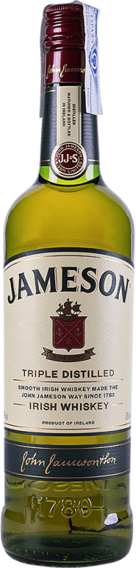 23,95 € Envío gratis | Whisky Blended Jameson Irlanda 2 Años Botella 70 cl
