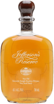 59,95 € Envío gratis | Whisky Bourbon Jefferson's Reserva Estados Unidos Botella 70 cl