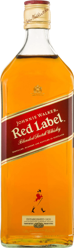 97,95 € Envoi gratuit | Whisky Blend Johnnie Walker Red Label Royaume-Uni Bouteille Spéciale 3 L