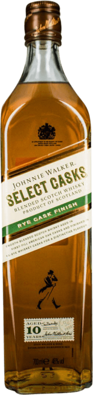 39,95 € Envio grátis | Whisky Blended Johnnie Walker Select Casks Reserva Reino Unido 10 Anos Garrafa 70 cl
