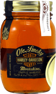 27,95 € Envio grátis | Whisky Blended Ole Smoky Harley Davidson Reserva Estados Unidos Garrafa Medium 50 cl