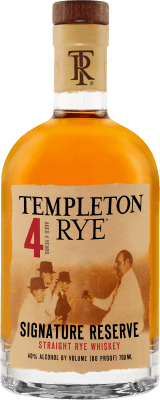 49,95 € Spedizione Gratuita | Whisky Blended Templeton Rye Riserva stati Uniti 4 Anni 70 cl