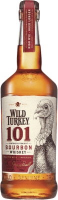 33,95 € Spedizione Gratuita | Whisky Bourbon Wild Turkey 101 stati Uniti Bottiglia 70 cl