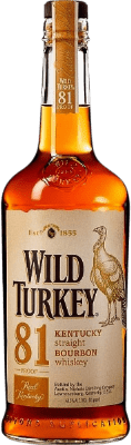 23,95 € Envio grátis | Whisky Bourbon Wild Turkey 81 Estados Unidos Garrafa 70 cl