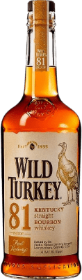 23,95 € Envío gratis | Whisky Bourbon Wild Turkey 81 Estados Unidos Botella 70 cl