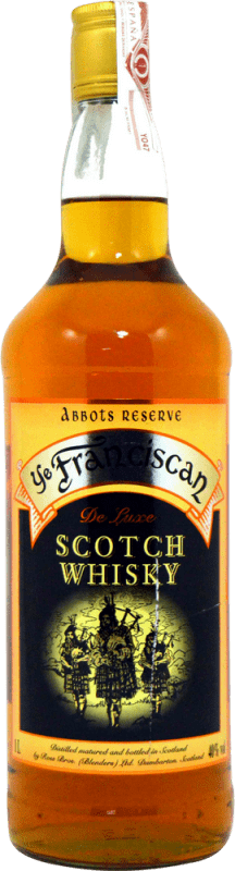 10,95 € Kostenloser Versand | Whiskey Blended Ye Franciscan Großbritannien Flasche 1 L