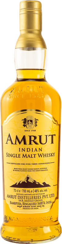 47,95 € Бесплатная доставка | Виски из одного солода Amrut Indian Индия бутылка 70 cl