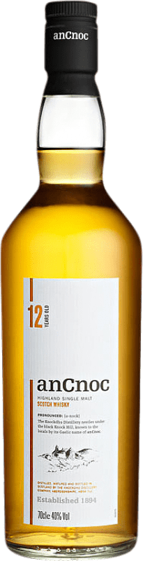 41,95 € Free Shipping | Whisky Single Malt anCnoc Knockdhu United Kingdom 12 Years Bottle 70 cl