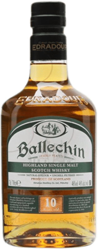 47,95 € Free Shipping | Whisky Single Malt Ballechin United Kingdom 10 Years Bottle 70 cl