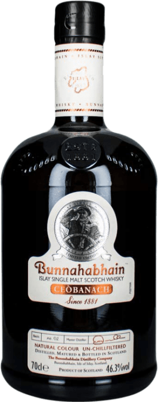 73,95 € Envío gratis | Whisky Single Malt Bunnahabhain Ceobanach Reino Unido Botella 70 cl