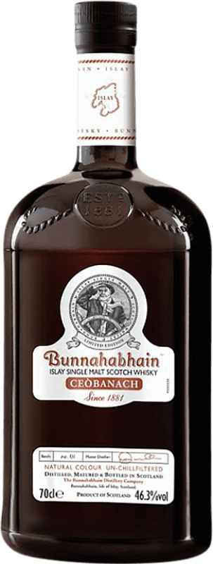 76,95 € 免费送货 | 威士忌单一麦芽威士忌 Bunnahabhain Ceobanach 英国 瓶子 70 cl