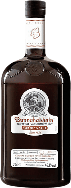 76,95 € Free Shipping | Single Malt Whisky Bunnahabhain Ceobanach United Kingdom Bottle 70 cl
