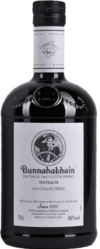 57,95 € Free Shipping | Single Malt Whisky Bunnahabhain Toiteach United Kingdom Bottle 70 cl
