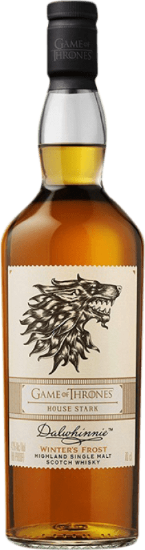 58,95 € Spedizione Gratuita | Whisky Single Malt Dalwhinnie Winter's Frost House Stark Game of Thrones Regno Unito Bottiglia 70 cl