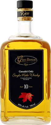 58,95 € Envío gratis | Whisky Single Malt Glen Breton Black — Edición Negra, Rare — Exclusivo Canadá 10 Años 70 cl