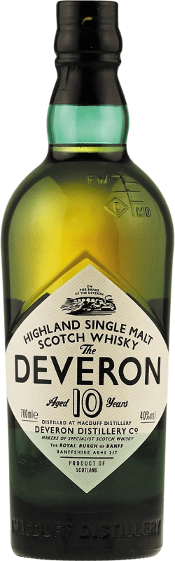 34,95 € Envoi gratuit | Whisky Single Malt Deveron Royaume-Uni 10 Ans 70 cl