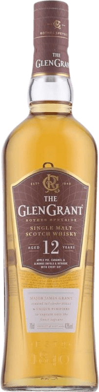 44,95 € Kostenloser Versand | Whiskey Single Malt Glen Grant Großbritannien 12 Jahre Flasche 70 cl