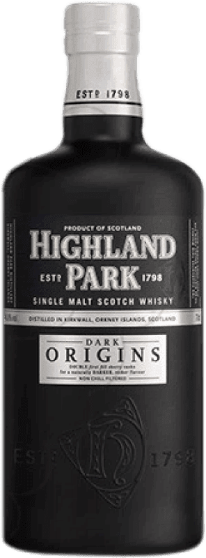 66,95 € 送料無料 | ウイスキーシングルモルト Highland Park Dark Origins イギリス ボトル 70 cl