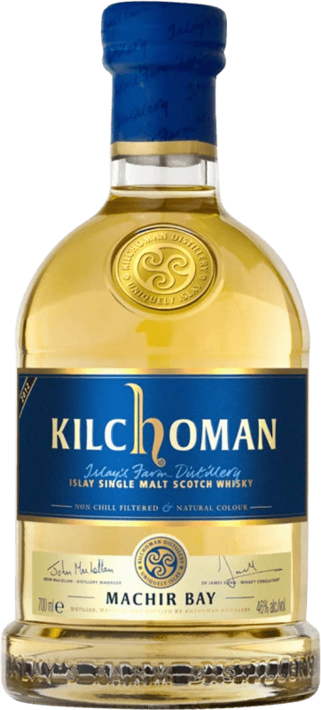 79,95 € Spedizione Gratuita | Whisky Single Malt Kilchoman Machir Bay Regno Unito 70 cl