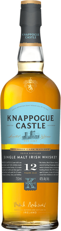 51,95 € Envoi gratuit | Whisky Single Malt Knappogue Castle Irlande 12 Ans Bouteille 70 cl