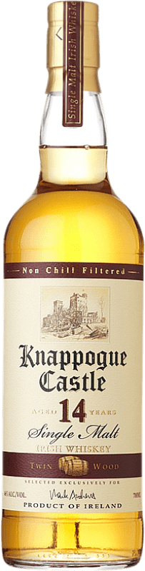 79,95 € 免费送货 | 威士忌单一麦芽威士忌 Knappogue Castle 爱尔兰 14 岁 瓶子 70 cl