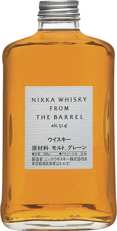 49,95 € 免费送货 | 威士忌单一麦芽威士忌 Nikka From the Barrel 日本 瓶子 Medium 50 cl