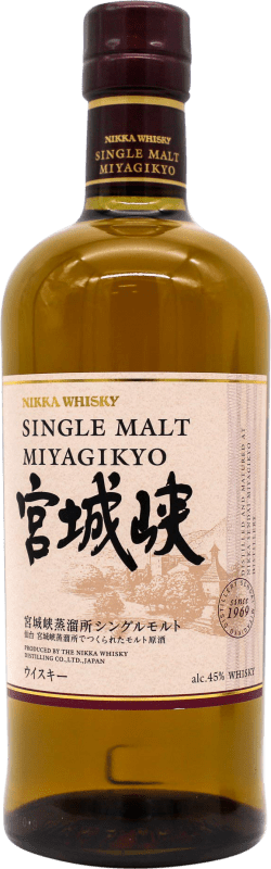 89,95 € Spedizione Gratuita | Whisky Single Malt Nikka Miyagikyo Giappone Bottiglia 70 cl