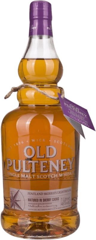63,95 € Envío gratis | Whisky Single Malt Old Pulteney Pentland Skerries Reino Unido Botella 1 L