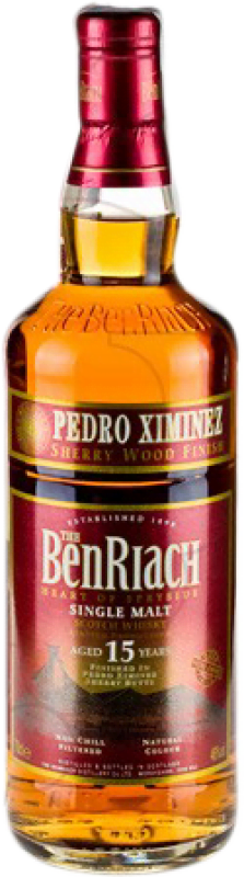 96,95 € Free Shipping | Whisky Single Malt The Benriach PX Pedro Ximénez United Kingdom 15 Years Bottle 70 cl