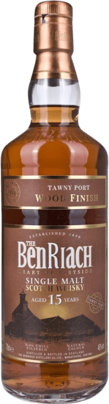 96,95 € Envío gratis | Whisky Single Malt The Benriach Tawny Port Reino Unido 15 Años Botella 70 cl